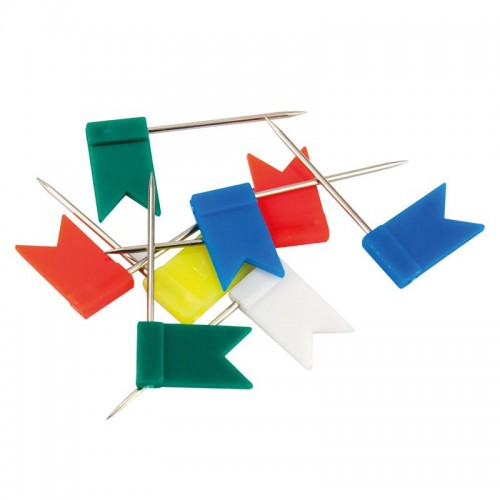 Кнопки-цвяшки кольорові, 30 шт (Axent)