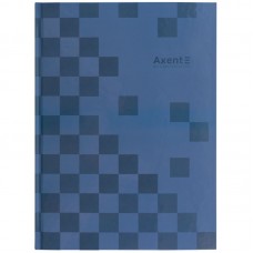 Книга записна А4-, 203*273 мм,96арк., кліт., Mosaic, синя