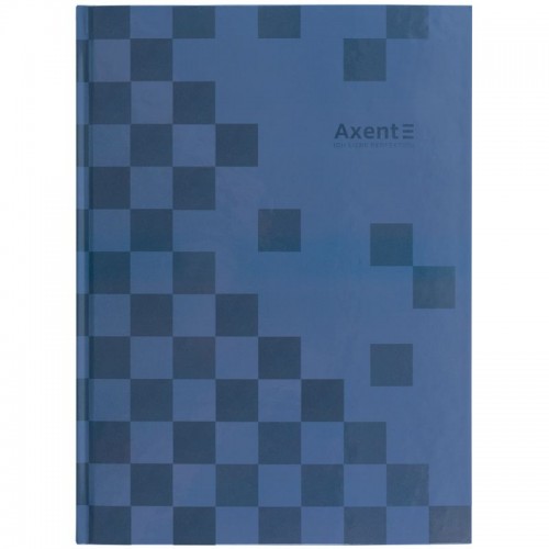 Книга записна А4-, 203*273 мм,96арк., кліт., Mosaic, синя (Axent)