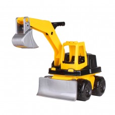 Экскаватор пластиковий (желто-серый)