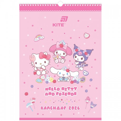 Календарь-планер настенный на 2026 р., HK26-440 (KITE канцелярія)