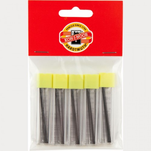 Стержни д/кар.., 0.3 мм., HB (полибег 5 шт) (KOH-I-NOOR)