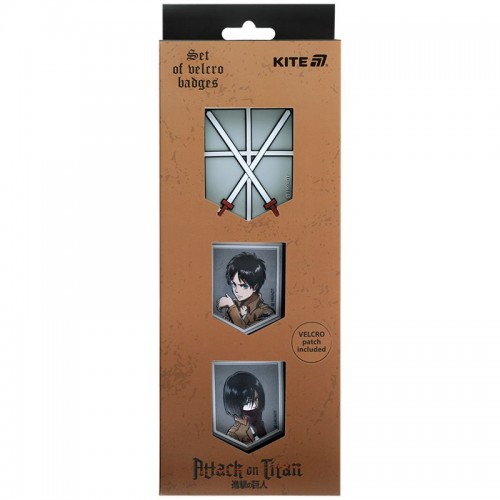 Набор бейджев на липучке, 3 шт., 3012 AT (Kite)