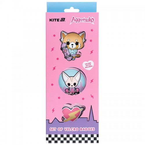 Набір бейджів на липучці, 3 шт., 3012 AR (Kite)