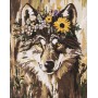 Алмазная мозаика "Красивая волчица" 40х50 см (Ideyka)