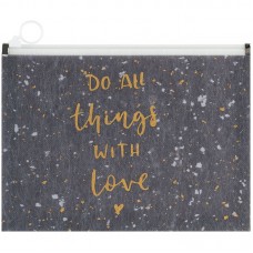 Папка на блискавці zip-lock, А4+, Shade Gray