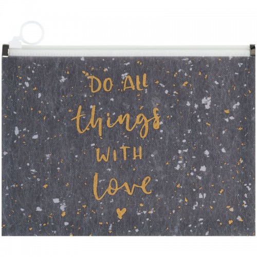 Папка на блискавці zip-lock, А4+, Shade Gray (MiC)