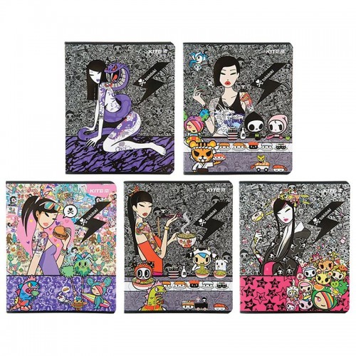 Зошит 48 арк., кл., гібр.лак + УФ лак, TK (Kite)