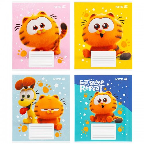 Зошит 12 арк., кос., софт тач + УФ лак, GF (Kite)