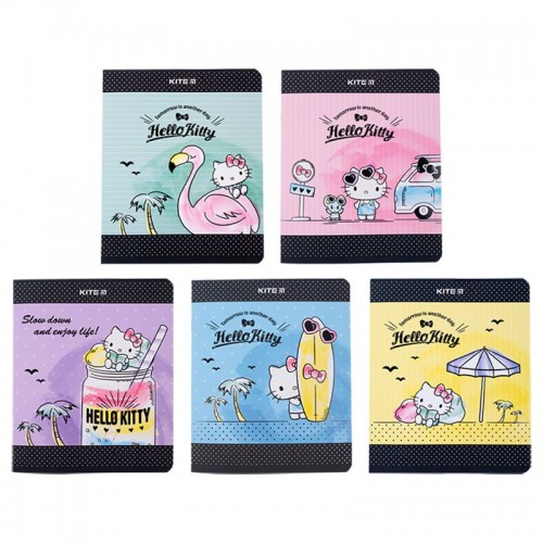 Зошит 24 арк., кл., софт тач + УФ лак, HK (Kite)