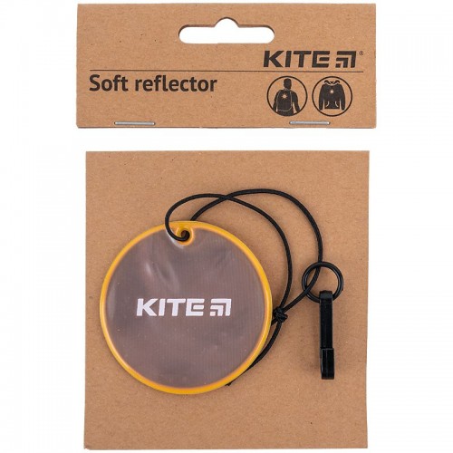 Подвеска мягкая светоотражающая, круглая, персиковая (Kite)