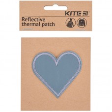 Термонашивка  светоотражающая, сердце