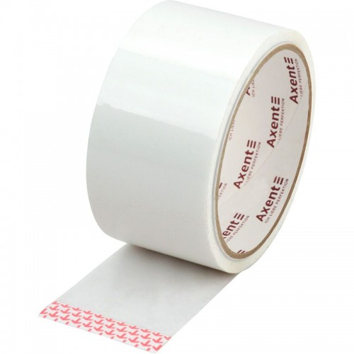 Стрічка клейка пакувальна 48мм*35м, 40 мкм біла (Axent)