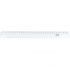 Лінійка 30 см., безкольорова