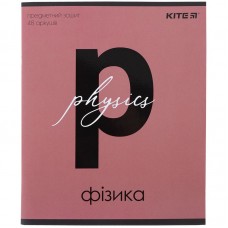 Зошит предметн. 48 арк., кл., софт т.УФ лак,Letters фізика