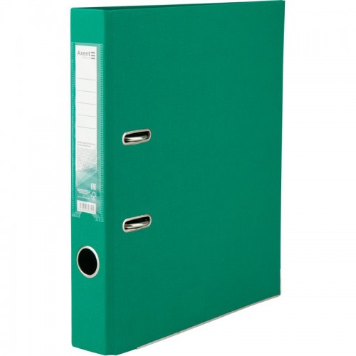 Регистратор двустор. PP 5 cм, собр, зел (Axent)
