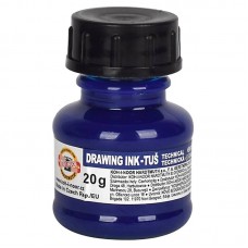 Туш для креслення, 20г., синя