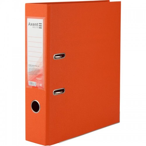 Папка-реєстратор двост. PP 7,5 cм, зібран, помар (Axent)