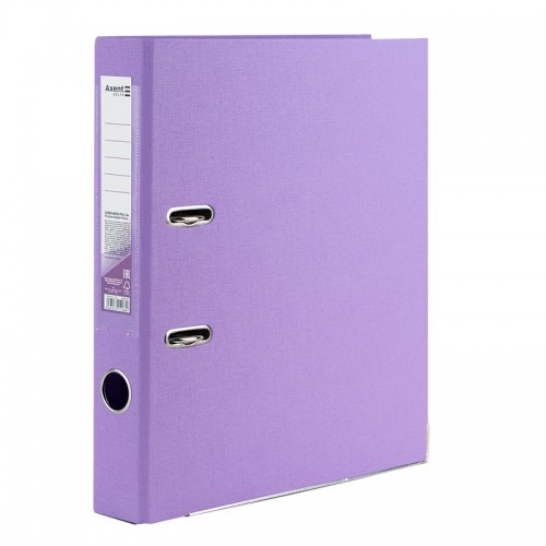 Папка-реєстратор двост. PP 5 cм, зібрана, Pastelini, бузкова (Axent)