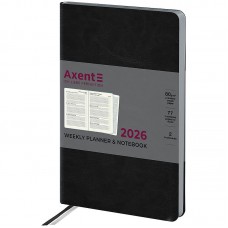 Щотижневик 2026 Partner City Soft, 125*195, чорний