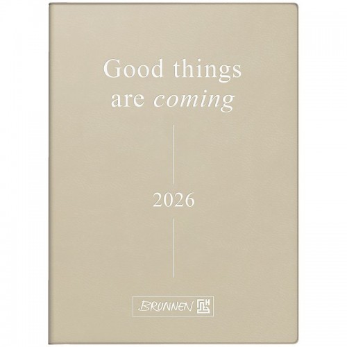 Щоденник 2026 Стандарт Torino Trend бежевий (BRUNNEN ДК)