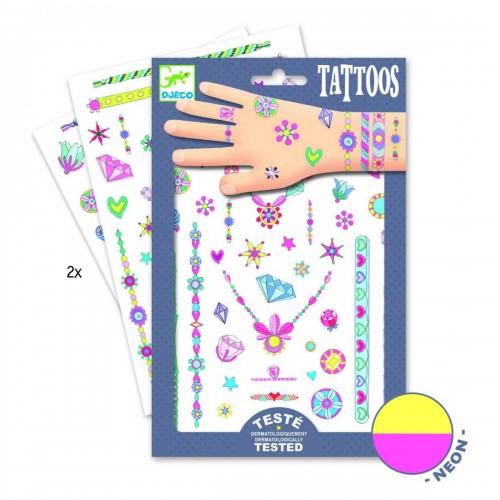 Набір декоративних наклейок для тіла "Дженіс" (Djeco)