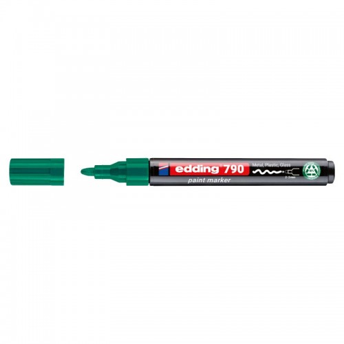 Маркер Paint e-790 2-3 мм круглий зелений (edding)