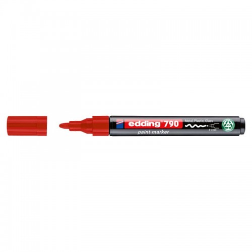 Маркер Paint e-790 2-3 мм круглий червоний (edding)