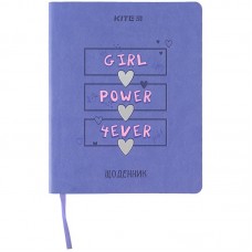 Щоденник шкільний, м'яка обкл. PU, Girl Power 4ever