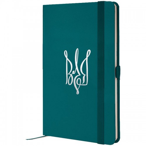 Книга записна Partner, 125*195, 96арк, кліт, малахіт, Воля (Axent)