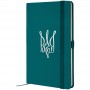 Книга записна Partner, 125*195, 96арк, кліт, малахіт, Воля (Axent)