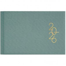 Еженедельник 2026 карманный  Linesse морской зеленый