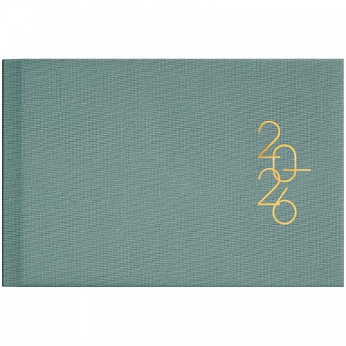 Еженедельник 2026 карманный Linesse морской зеленый (BRUNNEN ДК)