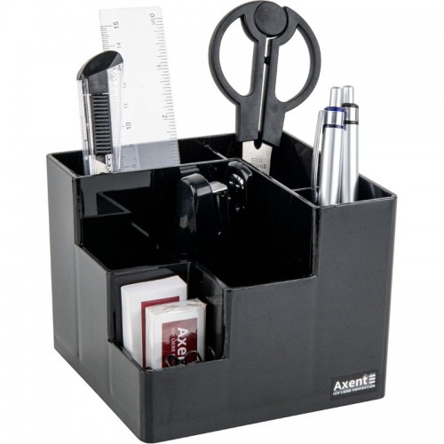 Набір настільний Cube, в коробці, чорний (Axent)