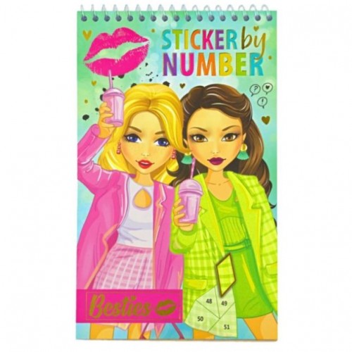 Стикербук по номерам "Summer" (Besties)