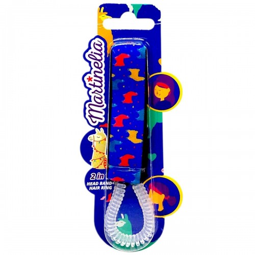 Обруч з резинкою для волосся (ЛАМА) (Martinelia)