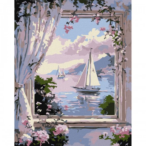 Картина за номерами "Чарівна гавань" 40х50см (Ідейка)