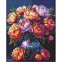 Алмазная мозаика "Букет пионов" 40х50 см (Ідейка)