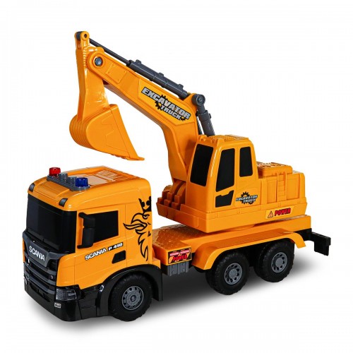 Автомодель серии Super Big Truck – Экскаватор Scania (свет, звук) (TechnoDrive)