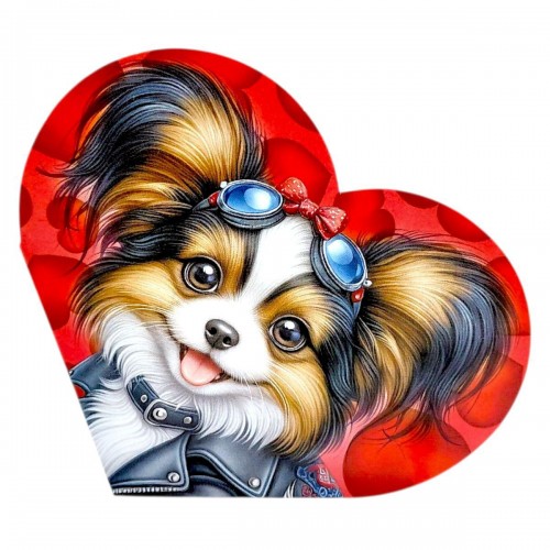 Открытка поздравительная "Валентинка" 15,1х8,2 см. (FIESTA)