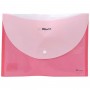Папка пластикова на кнопці А4 (РОЖЕВА) (Axent)