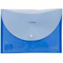 Папка пластикова на кнопці А4 (БЛАКИТНА) (Axent)