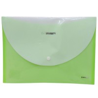 Папка пластикова на кнопці А4 (ЗЕЛЕНА)