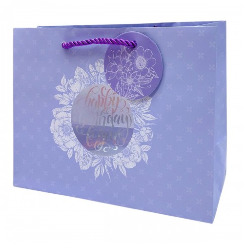 Пакет паперовий 23х18х10 Пакет бумажный, подарочный, 23х18х10 смсм, GB-24082 (Art studio of Happiness)