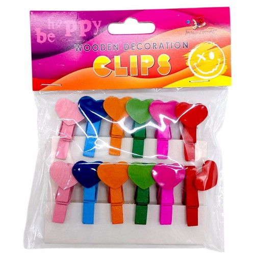 Деревянные декоративные зажимы, 12 шт. (MiC)
