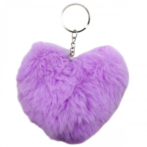 МЯГКИЙ БРЕЛОК "СЕРДЦЕ" (СИРЕНЕВЫЙ) (MiC)