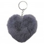 МЯГКИЙ БРЕЛОК "СЕРДЦЕ" (СЕРЫЙ) (MiC)