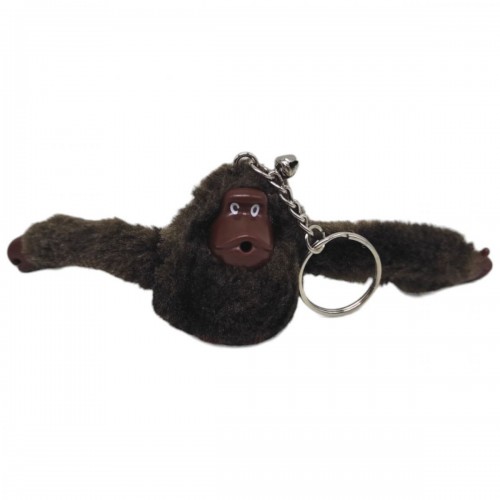 Брелок меховой "Горилла", коричневый (MiC)