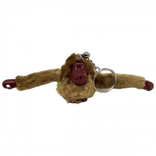 Брелок меховой "Горилла", охра (MiC)