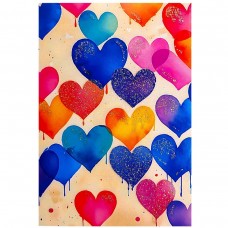 Открытка поздравительная, с конвертом (10 шт)